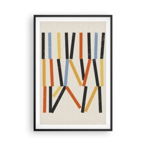 Poster in black frame - Horizontal Composition - 61x91 cm