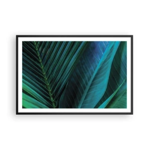 Poster in black frame - Anatomy of Green - 91x61 cm