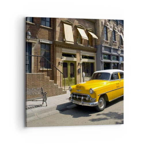 Canvas picture - Long Time Ago in America - 70x70 cm