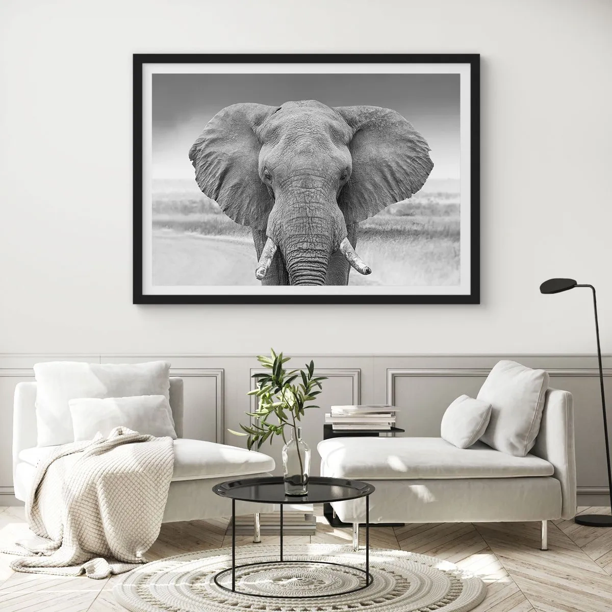 Poster in black frame - Welcome to My World - 50x40 cm