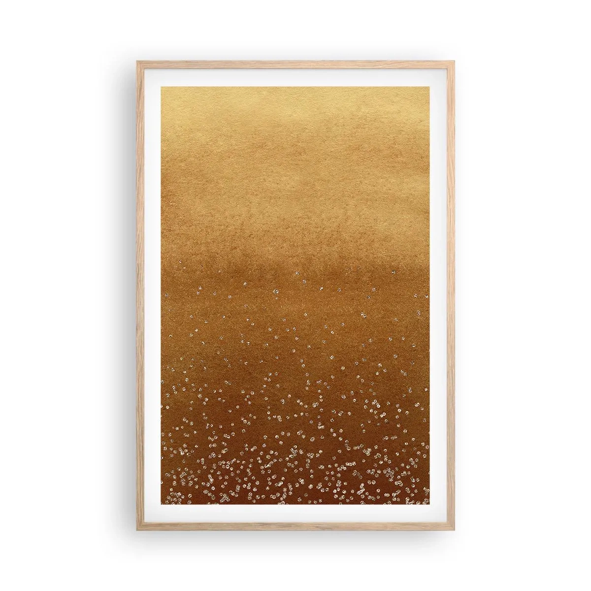 Poster in light oak frame - Tthe Birth of the Universe - 61x91 cm