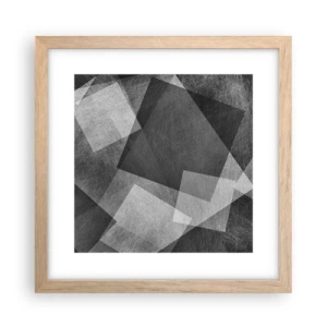Poster in light oak frame - Eternal Symbol of Durability and Order - 30x30 cm