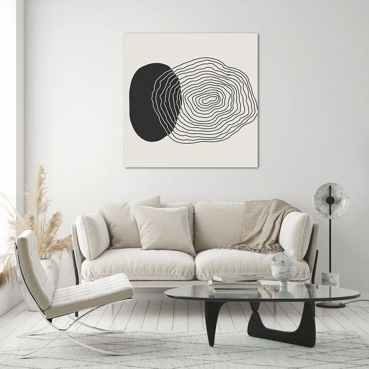 Glass picture - Durability and Vibration - 50x50 cm