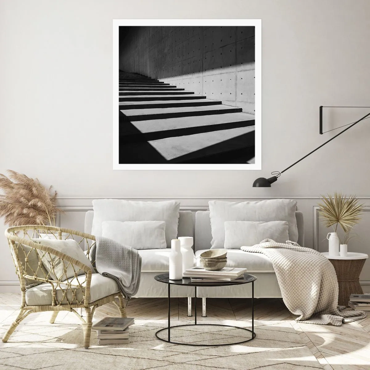 Poster - Raw Beauty of Modernism - 60x60 cm