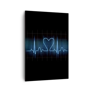 Canvas picture - In a Heartbeat - 70x100 cm