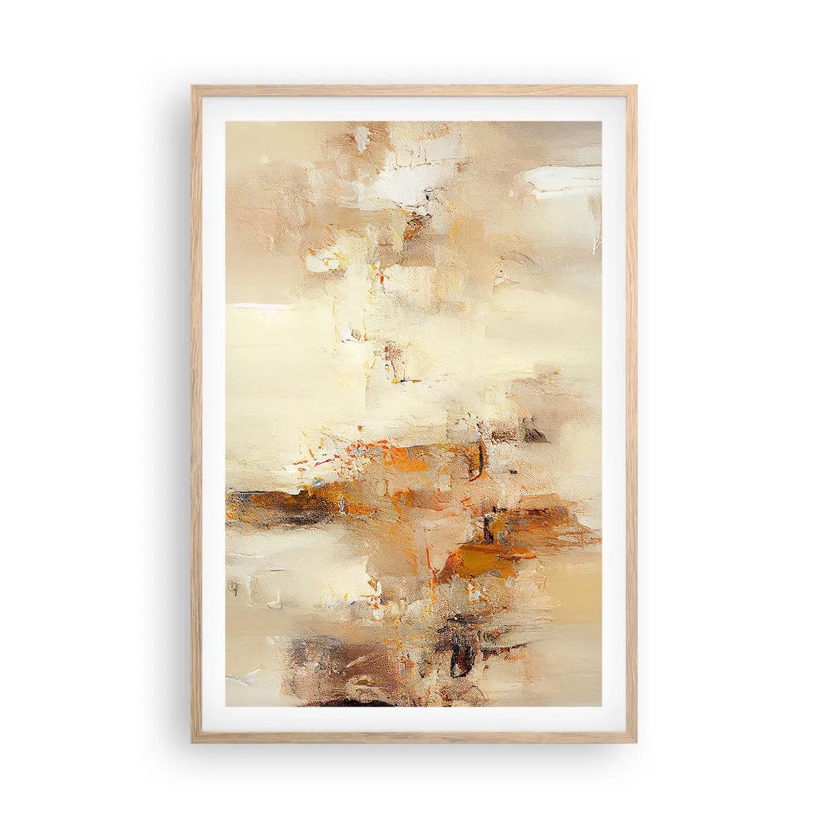 Poster in light oak frame - Soul of Amber - 61x91 cm