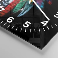 Clock face with numbers