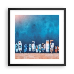 Poster in black frame - In One Row - 40x40 cm