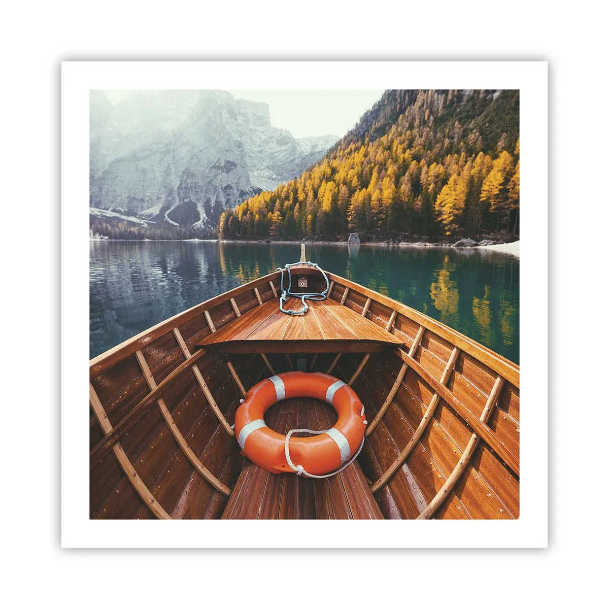 Poster - Mountain Hike - 60x60 cm