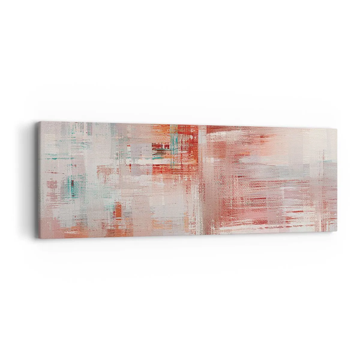 Canvas picture - Foggy but Pink - 90x30 cm