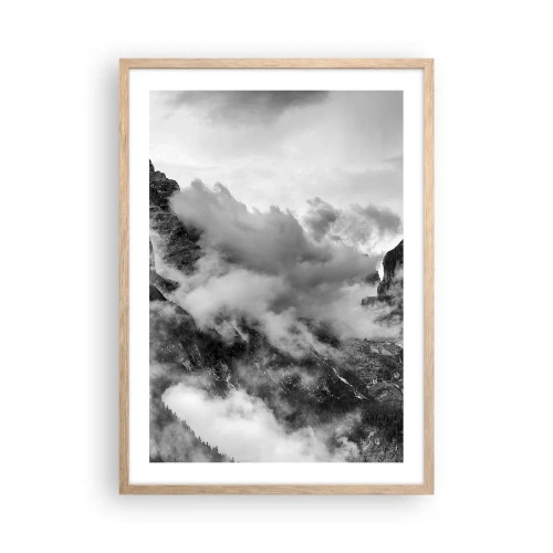 Poster in light oak frame - Beautiful and Cruel - 50x70 cm