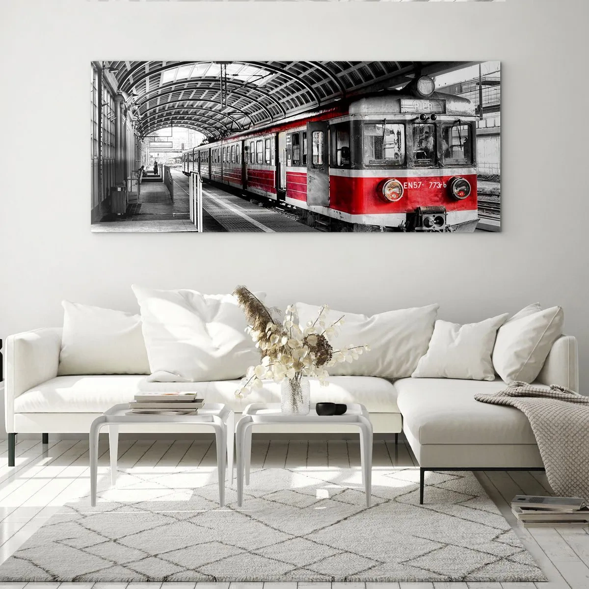 Glass picture - It Might Be a Trip of Life - 90x30 cm