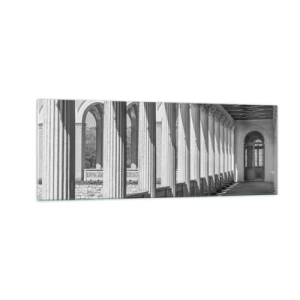 Glass picture - Sunny Arcade - 140x50 cm