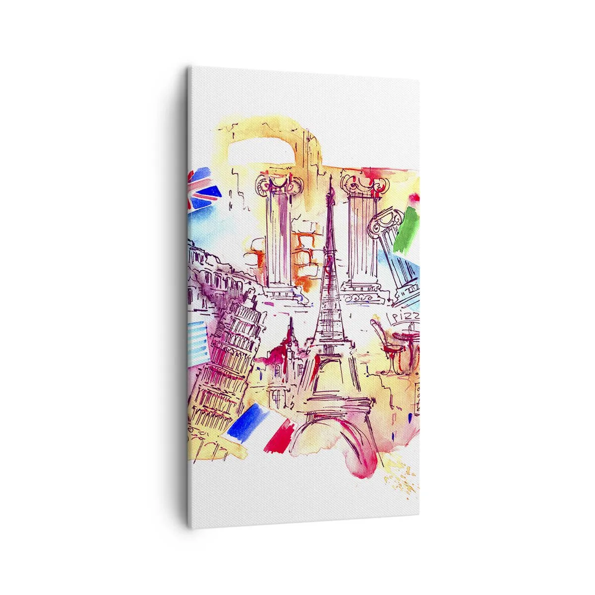 Canvas picture - European Tour - 45x80 cm