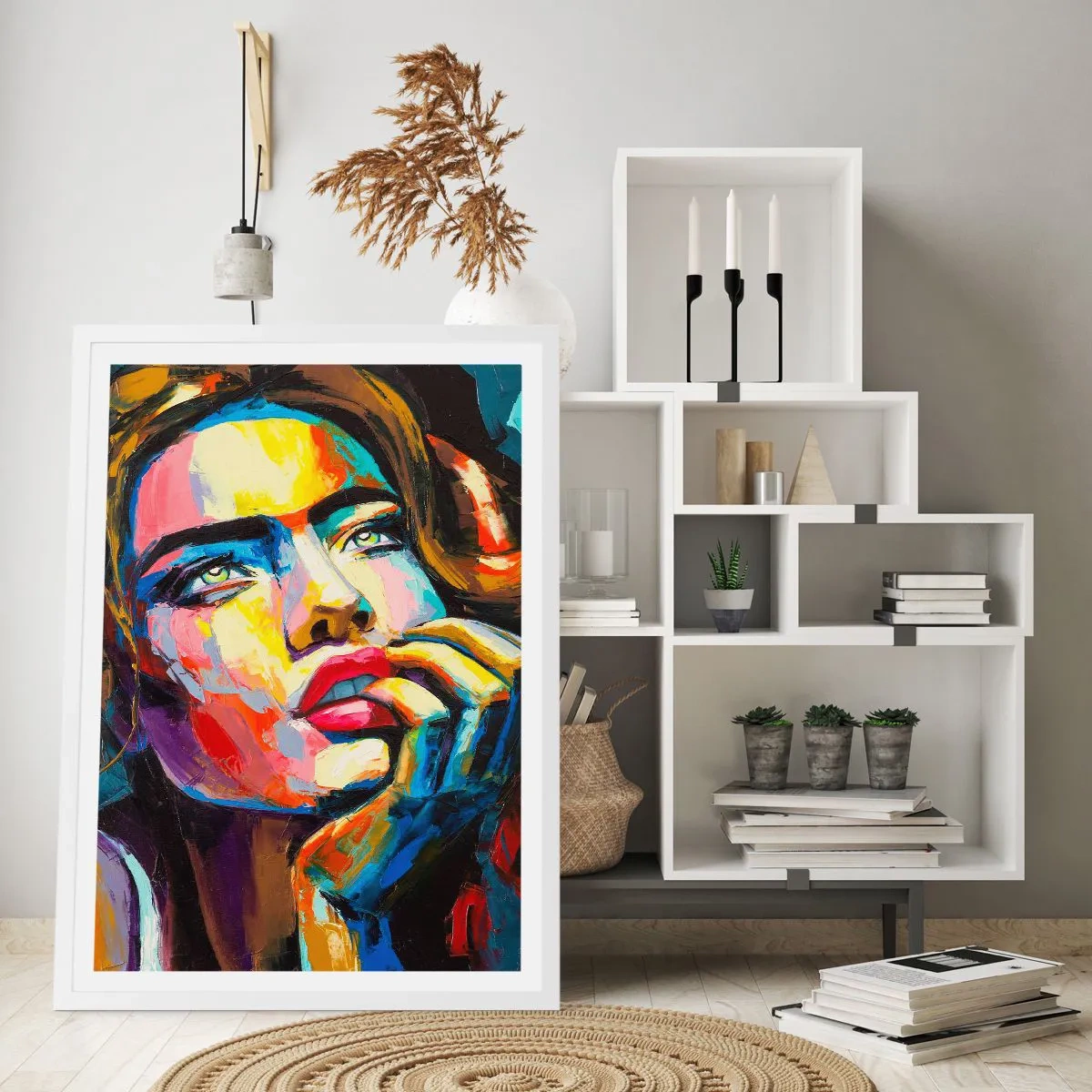 Poster in white frmae - Dreams Like Birds Flying in the Sky - 30x40 cm