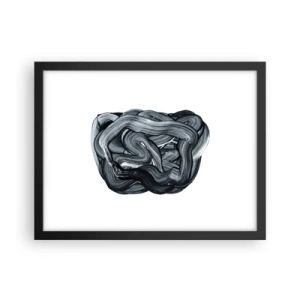 Poster in black frame - It's Not So simple - 40x30 cm