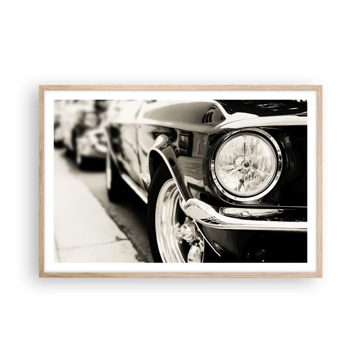 Poster in light oak frame - Lasting Shine - 91x61 cm