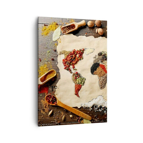 Canvas picture - All Flavours of the World - 50x70 cm