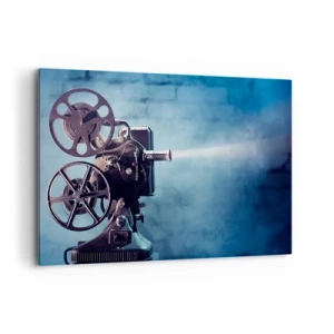 Canvas picture - Once Upon a Time at the Cinema - 120x80 cm