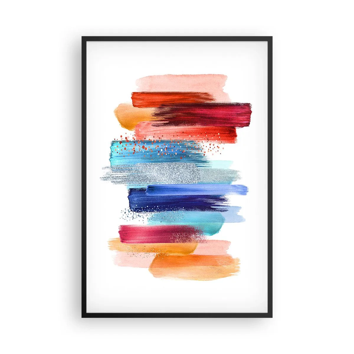Poster in black frame - Up and Down - 61x91 cm