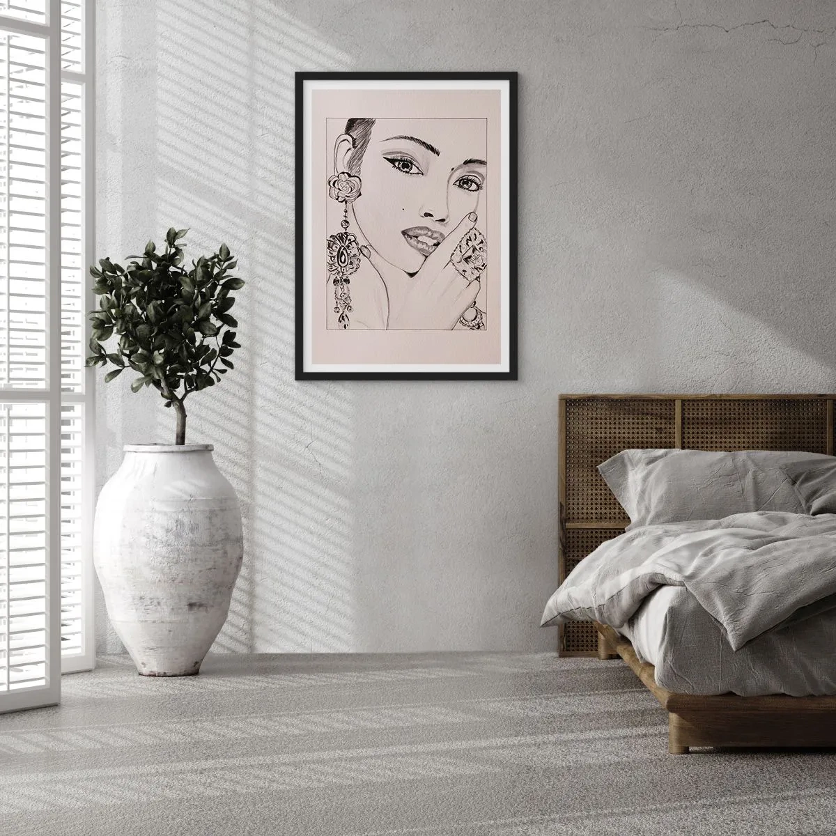 Poster in black frame - Most Beautiful Gem - 40x50 cm
