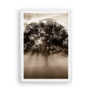 Poster in white frmae - Tree of Good Knowledge - 70x100 cm
