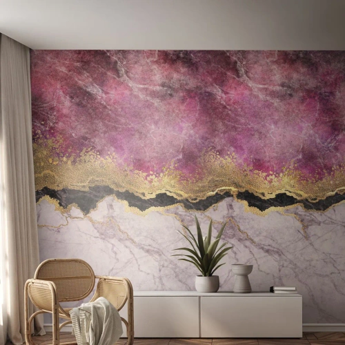 Photo Wallpaper Premium Sand - On the Border - Abstraction, Piece, Texture - 100x70 cm