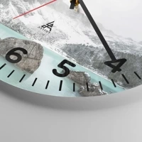 Clock face with numbers