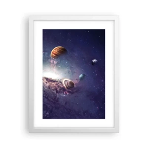 Poster in white frmae - Solar-Dancing System - 30x40 cm