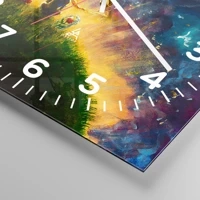 Clock face with numbers