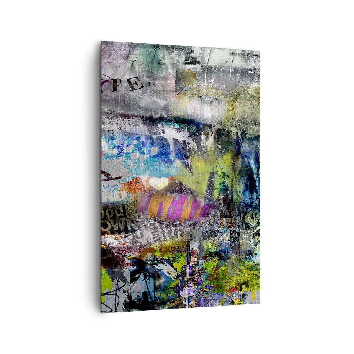 Canvas picture - Collage of Memories - 80x120 cm