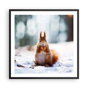 Poster in black frame - What Are You Looking at? - 60x60 cm