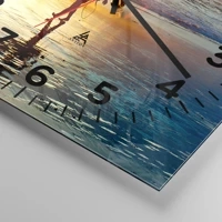 Clock face with numbers