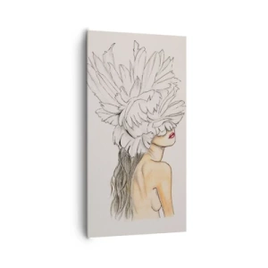 Canvas picture - Crowned Beauty - 65x120 cm
