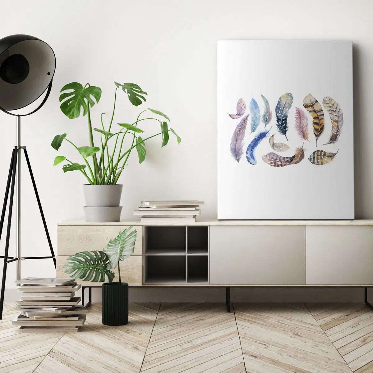 Canvas picture - Light As a Feather - 50x70 cm