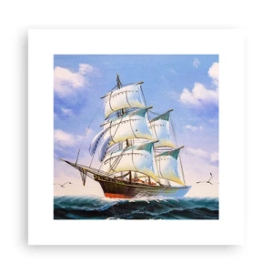 Poster - Proudly with Wind - 30x30 cm
