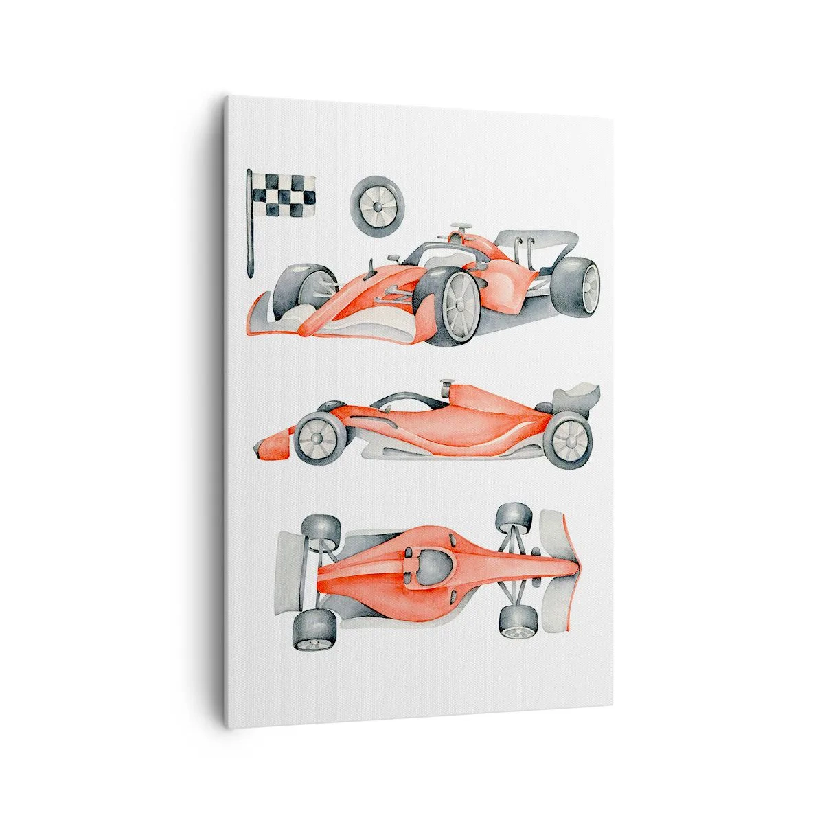 Canvas picture - Race for the Dreams - 70x100 cm