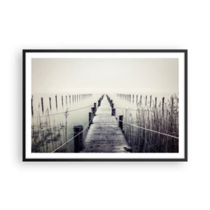Poster in black frame - Immerse Yourself in Peace - 91x61 cm