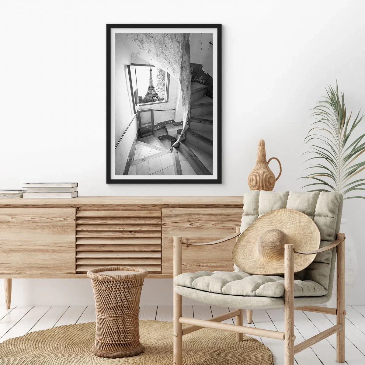 Poster in black frame - What a View! - 30x40 cm