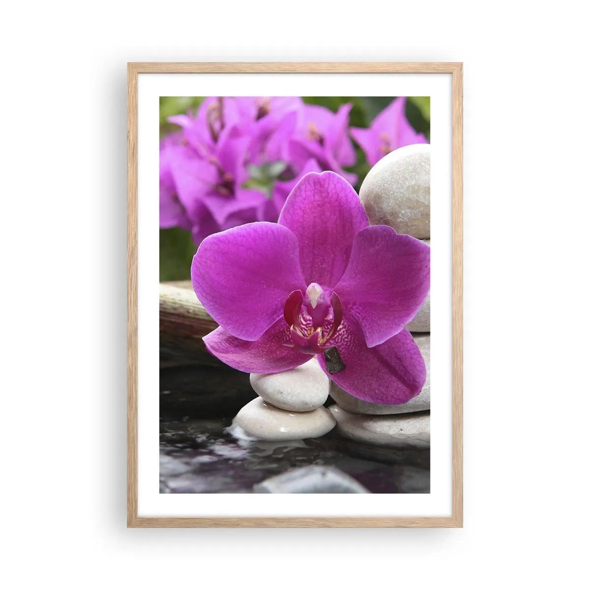 Poster in light oak frame - You Are Already Resting - 50x70 cm