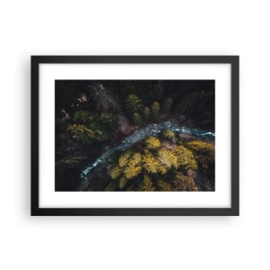 Poster in black frame - Fast and Faster - 40x30 cm