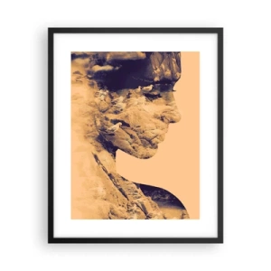 Poster in black frame - Naturally Beautiful - 40x50 cm