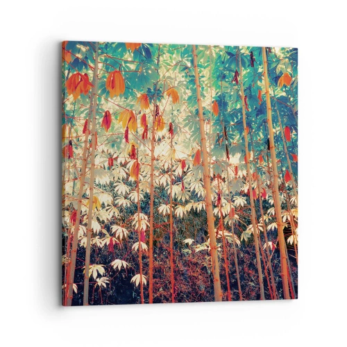 Canvas picture - Secret Life of Leaves - 70x70 cm