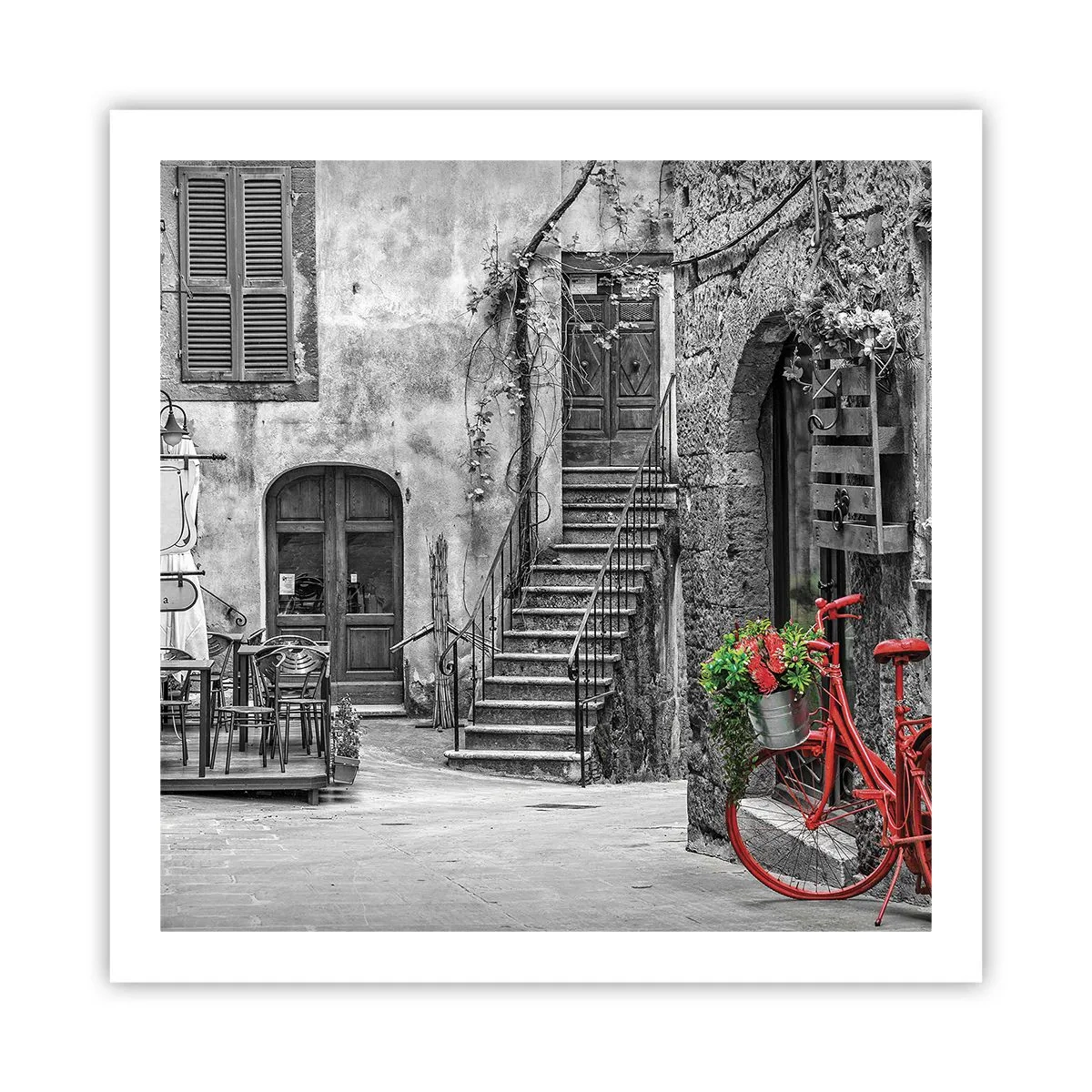 Poster - Tuscan Alley - 60x60 cm