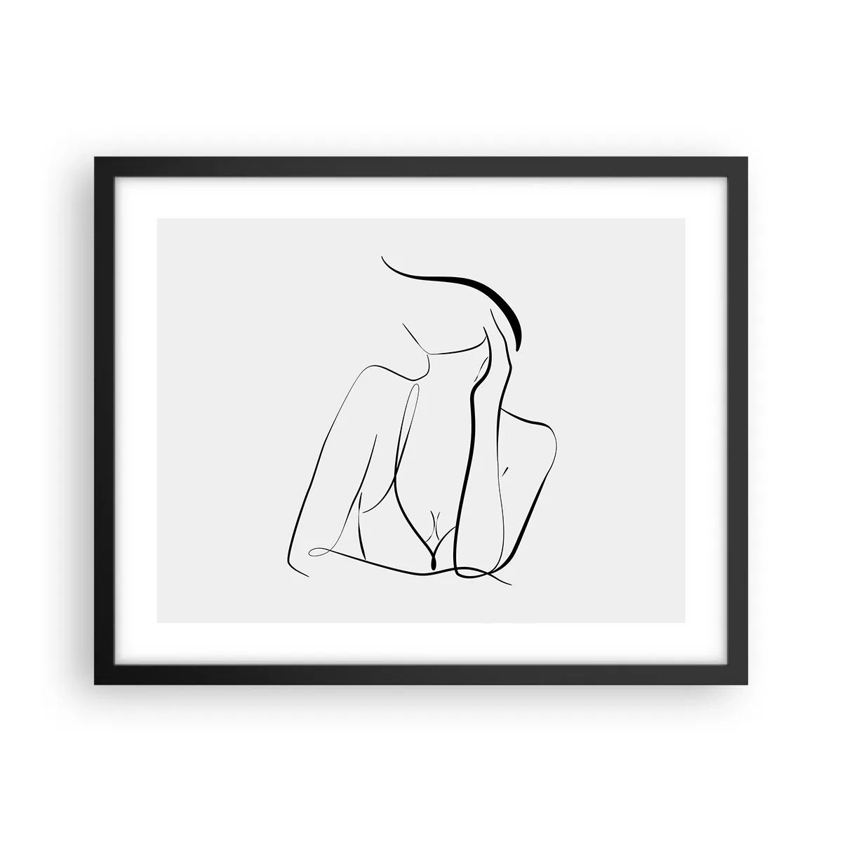 Poster in black frame - On Waves of Dreams - 50x40 cm