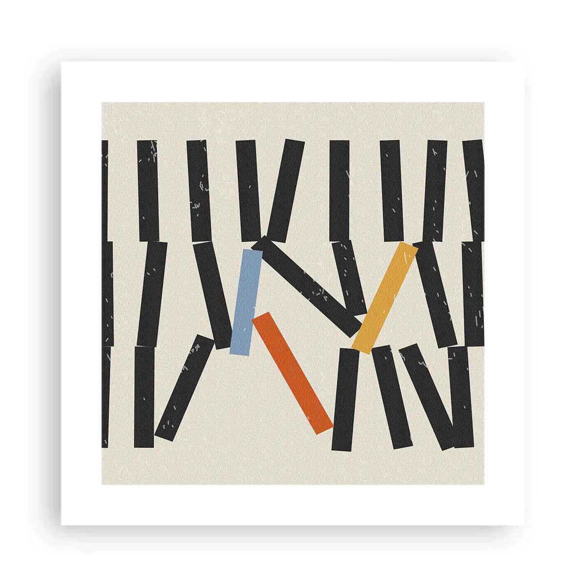 Poster - Domino - Composition - 40x40 cm