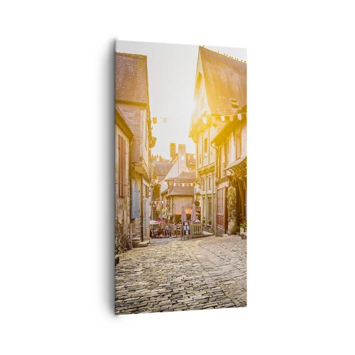 Canvas picture - White Spirit of a Town - 65x120 cm