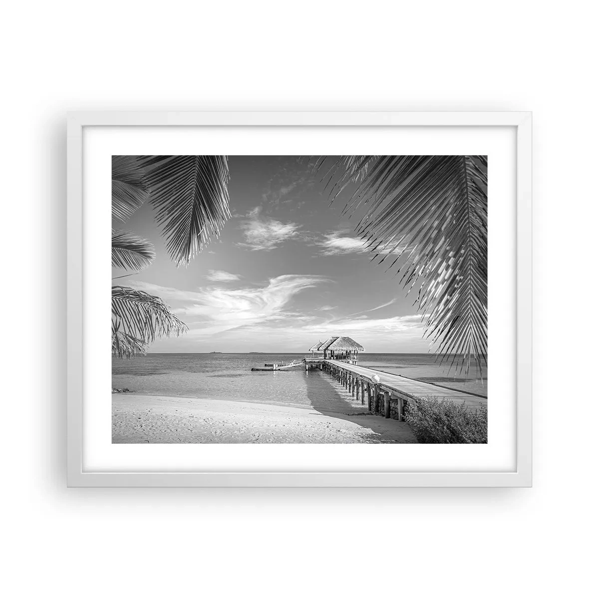 Poster in white frmae - Memory or a Dream? - 50x40 cm