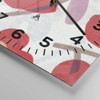 Clock face with numbers