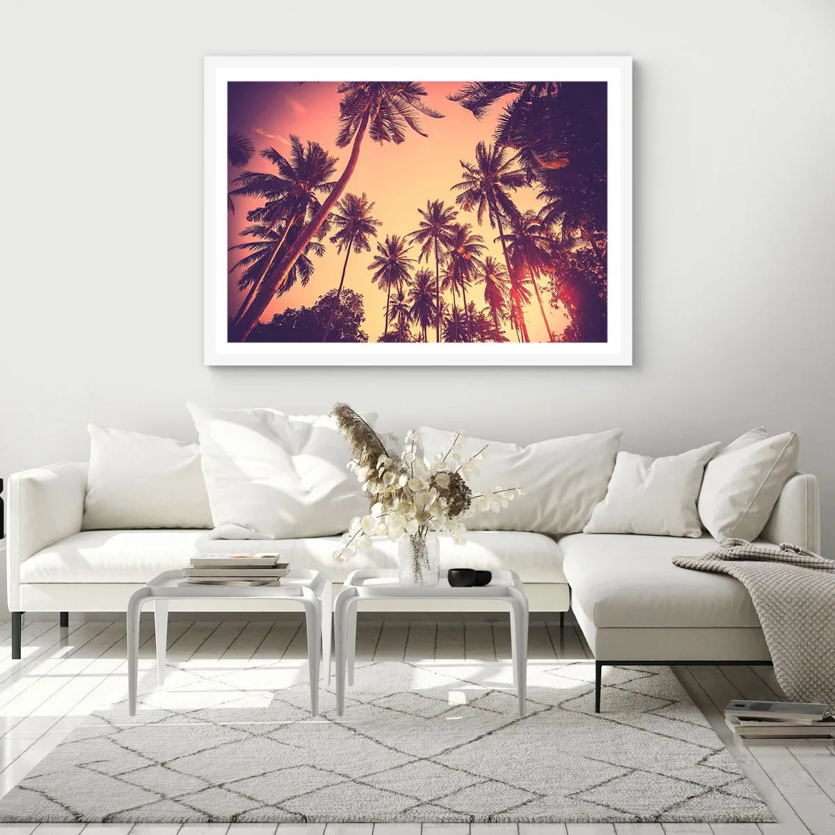 Poster in white frmae - Tropical Variation - 40x30 cm